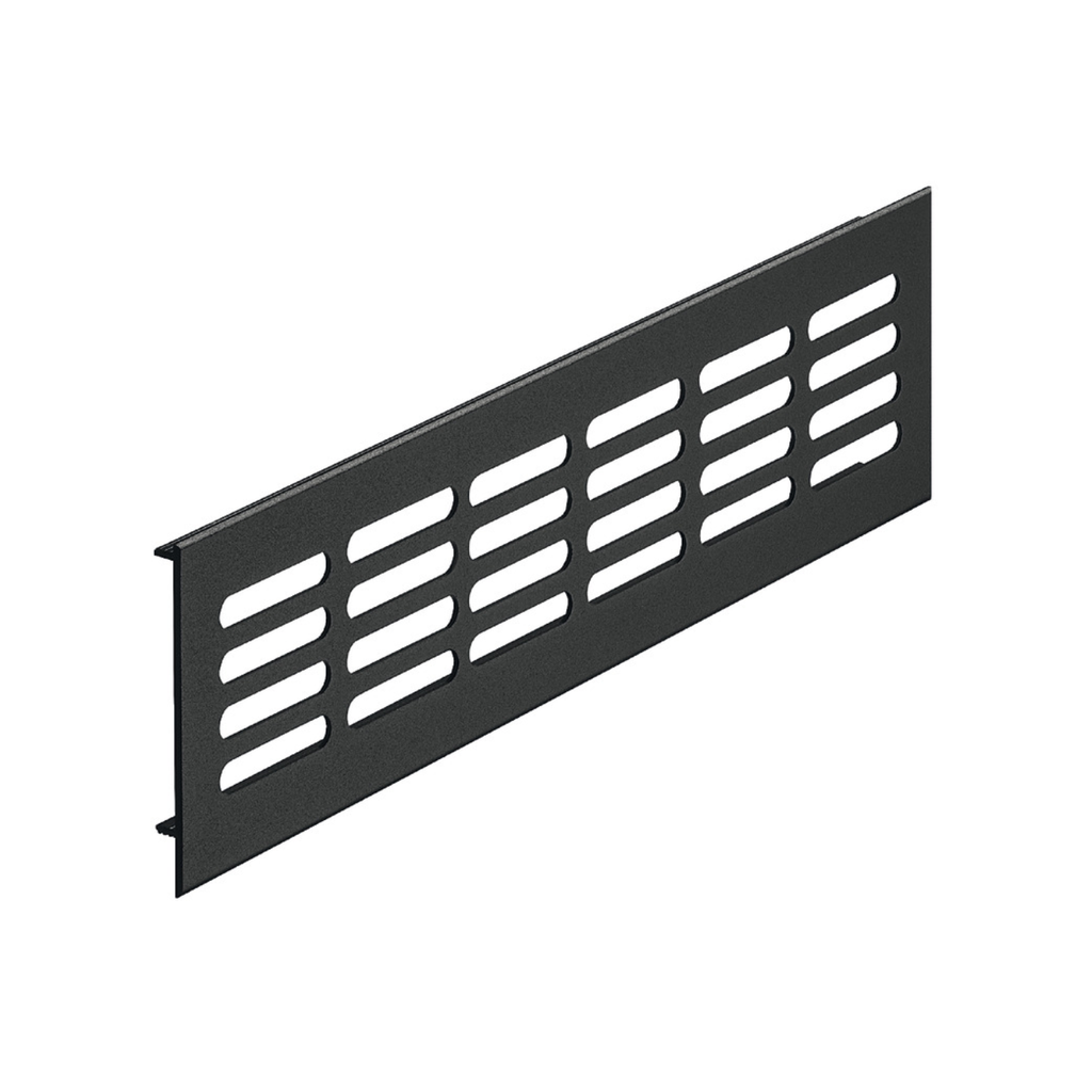 Rejilla de ventilación, angular, de aluminio 300x80mm