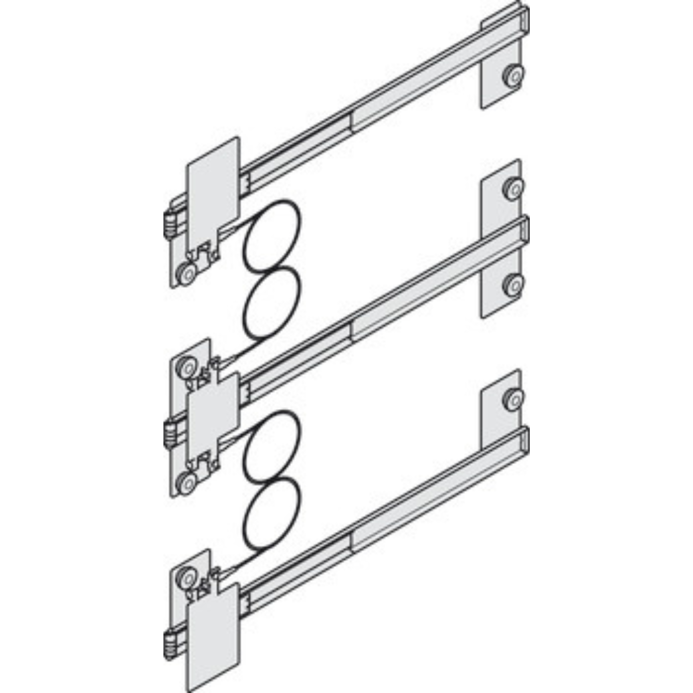 F-park 71 25B - Set para 1 puerta pocket