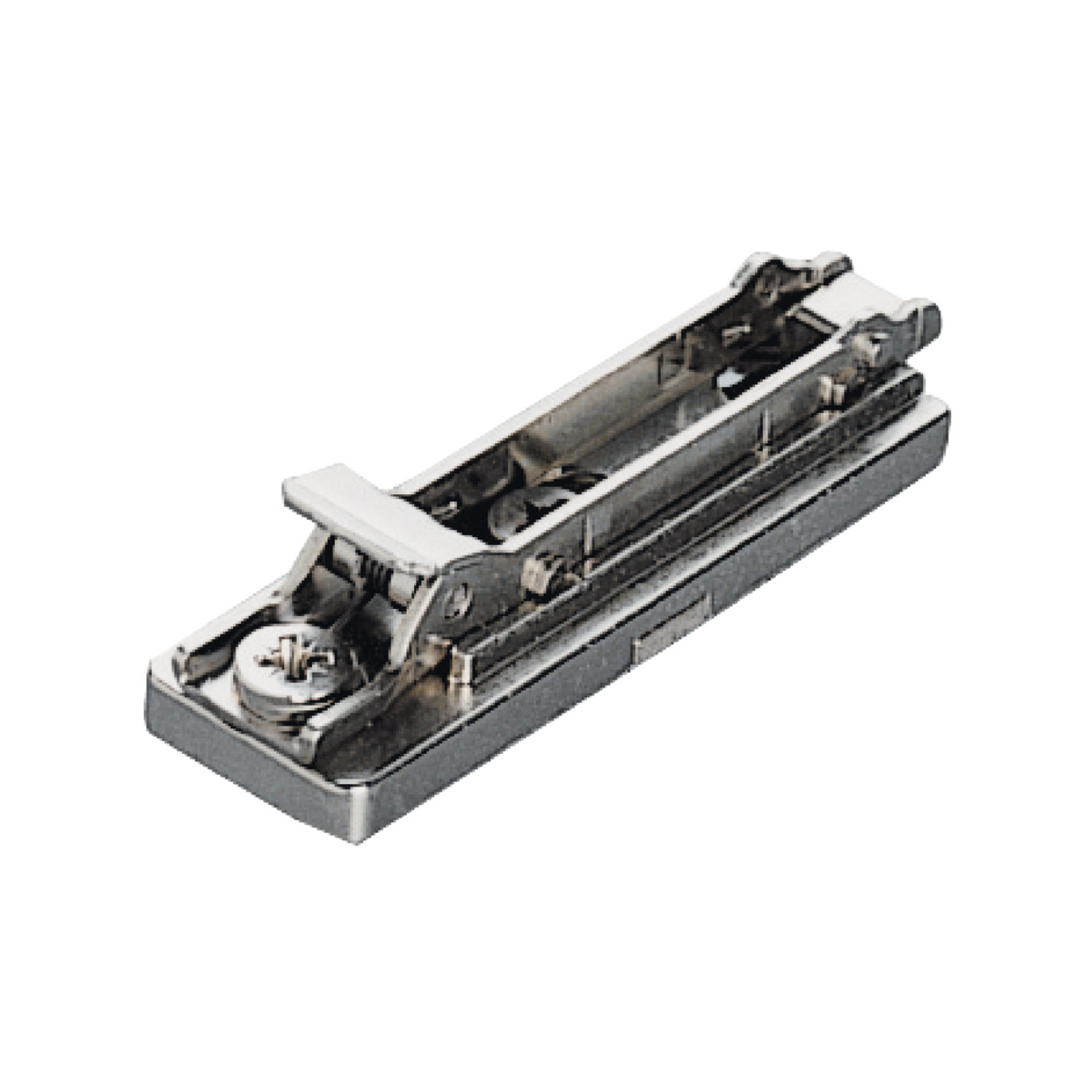 Placa de montaje rectangular A0 Metalla 510 con regulación de profundidad.