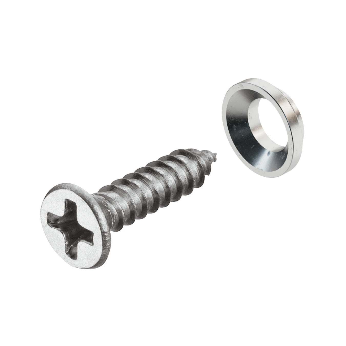 Set de fijación para puertas de aluminio de ancho de 45mm