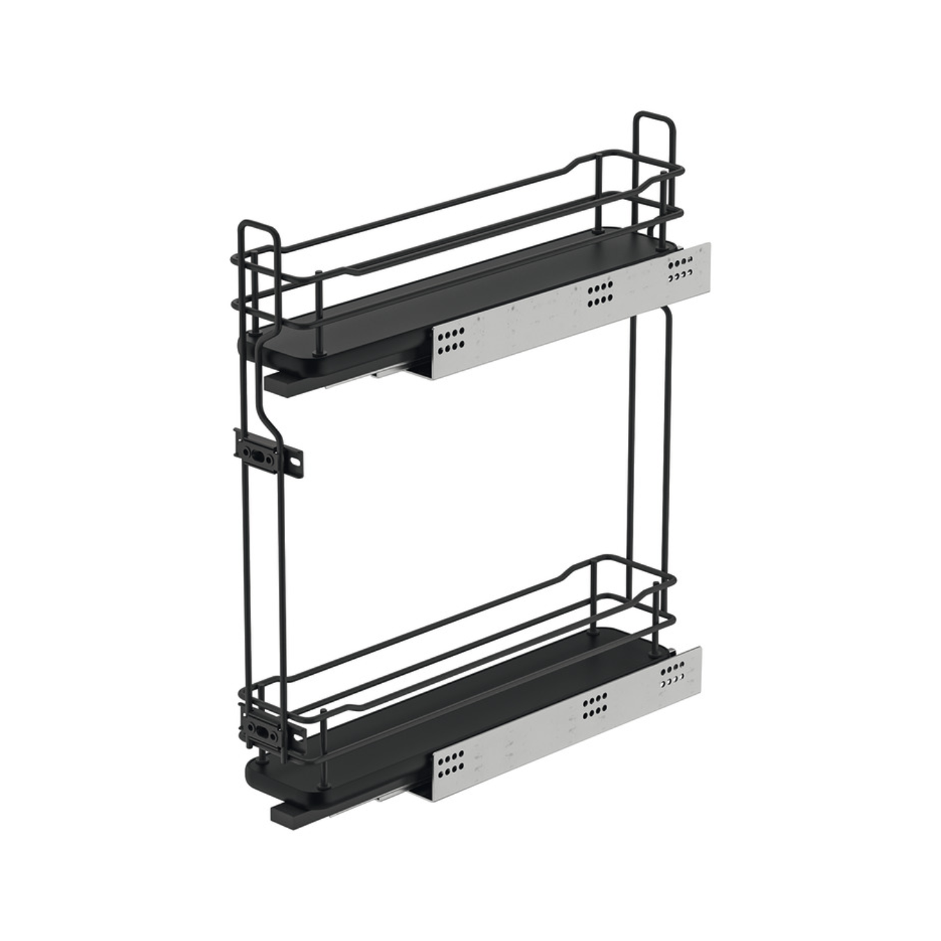 Condimentero Extraible con cierre lento. Negro con base negra