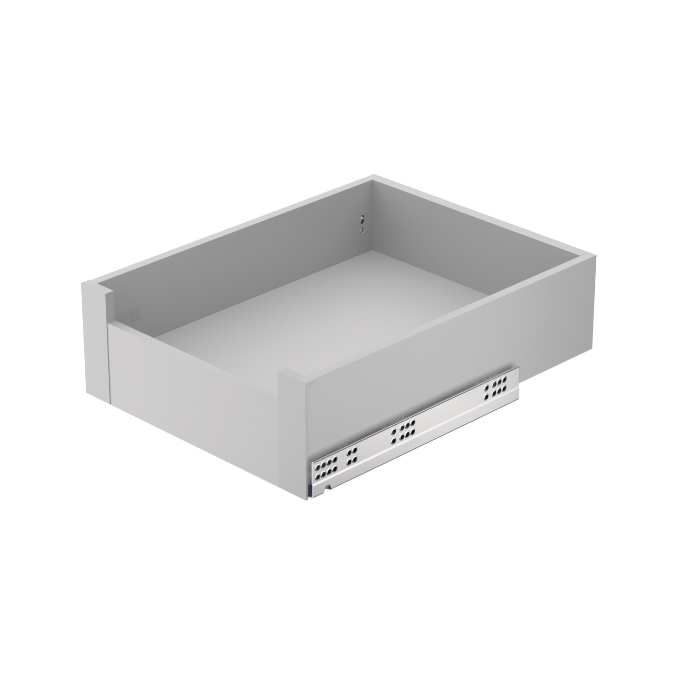 Enganches frontales para cajón interno. Altura 128 mm