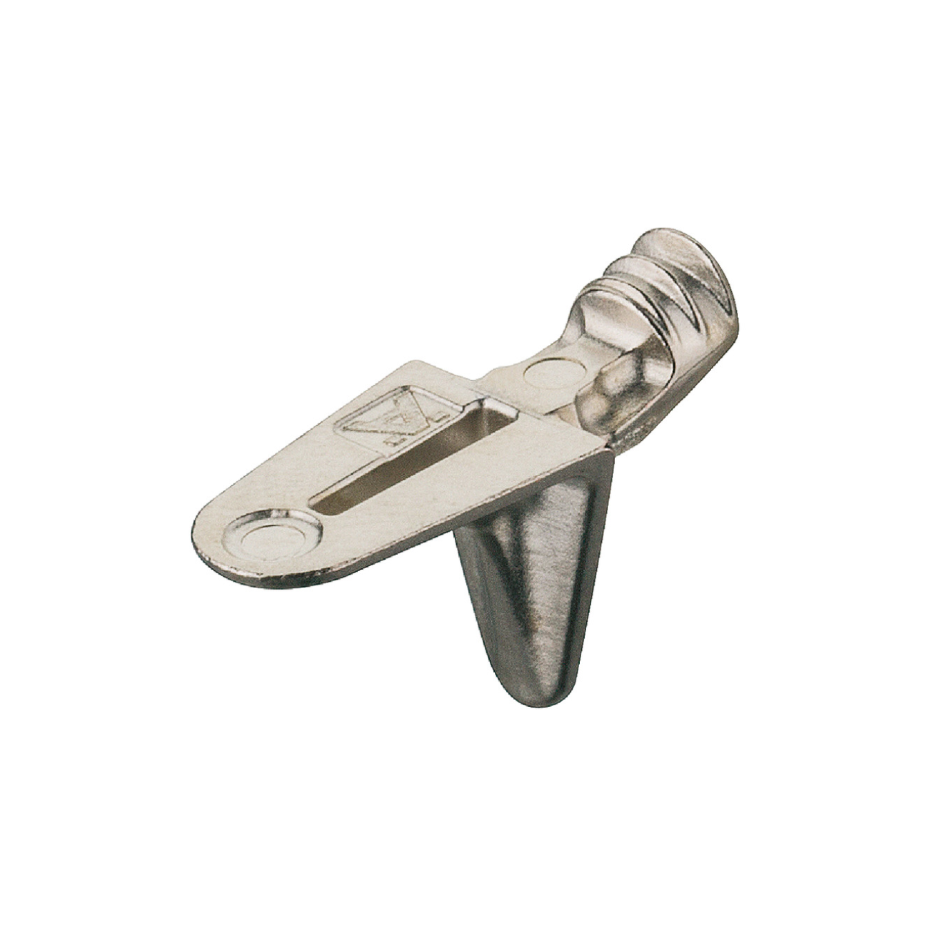 Soporte de repisa niquelado