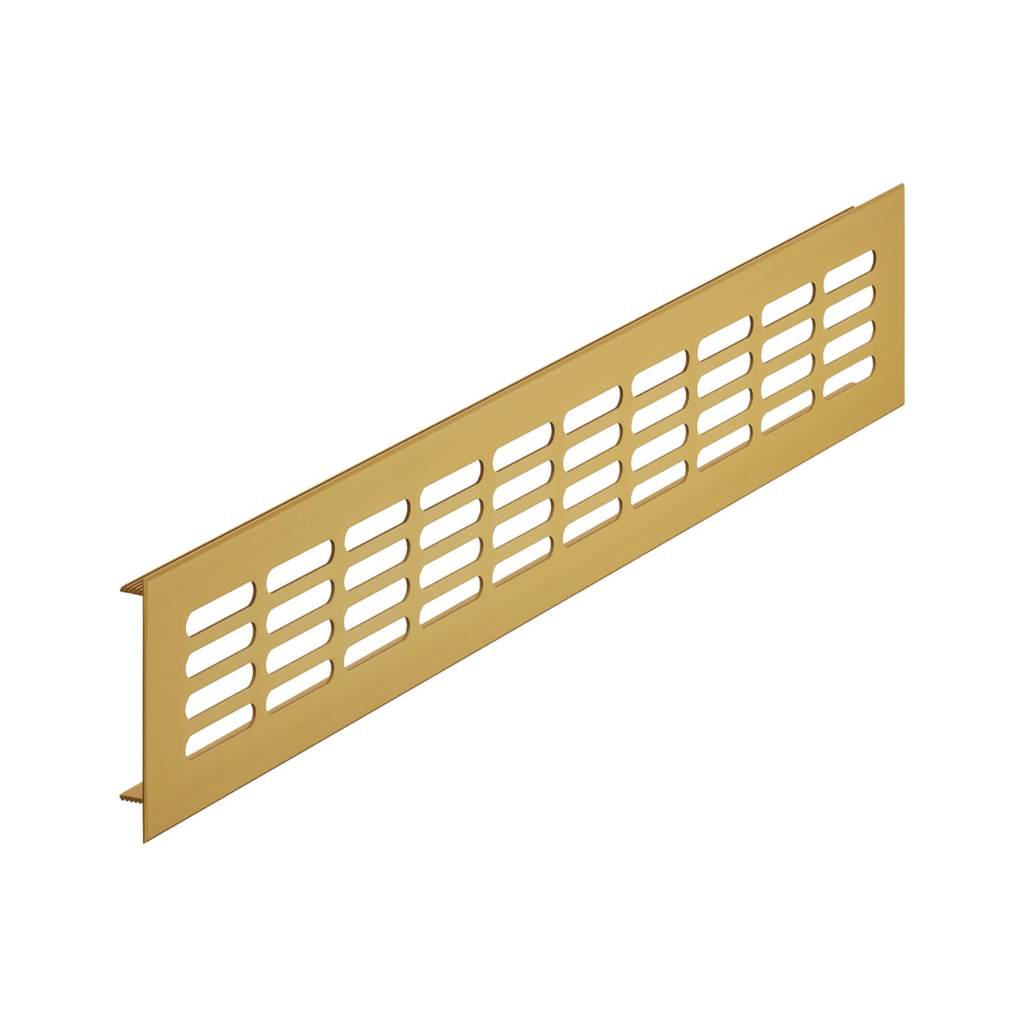 Rejilla de ventilación, angular, de aluminio 300x80mm