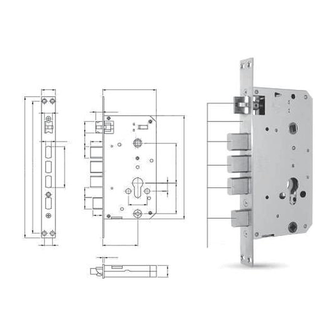 Cerradura Digital Probrico DLE131 – Huella, Clave, Tarjeta y App