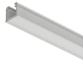 Perfil plástico blanco para cinta LED. Modelo 1101